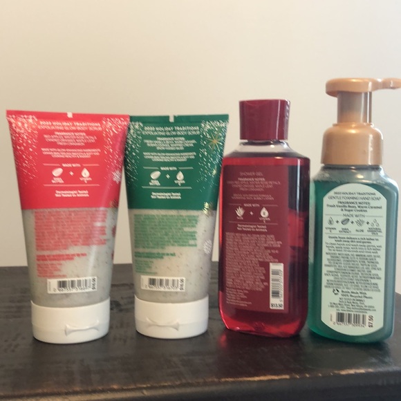 Bath & Body Works Seasonal Scrub Shower Gel Hand Soap Candy Apple Vanilla NEW!! - Picture 2 of 2